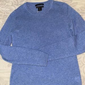 Blue 100% cashmere sweater